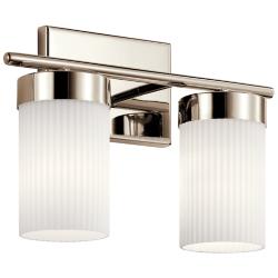 Kichler Ciona 14.5" Wide 2-Light Chrome Vanity Bath Light