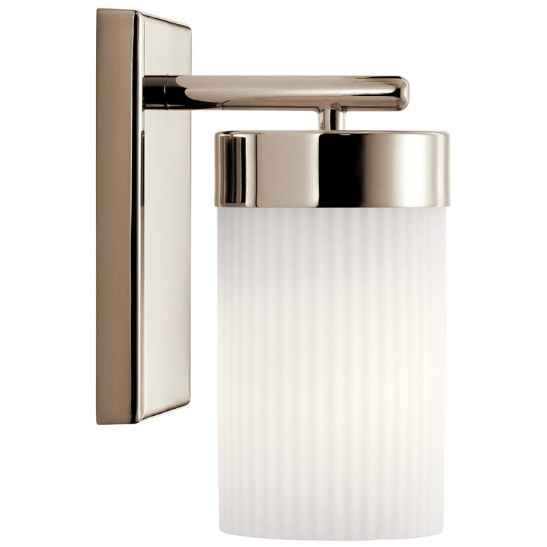 Image 3 Kichler Ciona 9" High Polished Nickel Wall Sconce more views