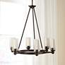Thumbnail1 of Kichler Circolo 26" Olde Bronze 6-Light Double Glass Chandelier