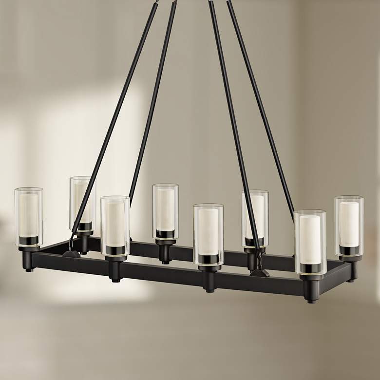 Image 1 Kichler Circolo 36 1/2" Olde Bronze Kitchen Island Light Chandelier