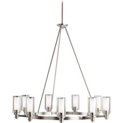 Kichler Circolo Collection 36&quot; Wide Nicklel Finish Ring Chandelier
