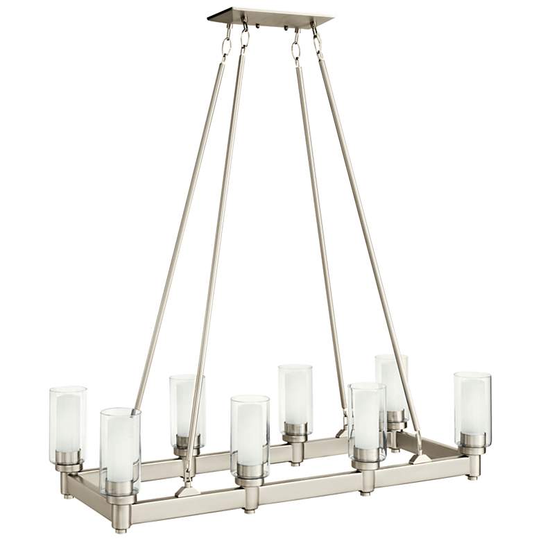 Image 2 Kichler Circolo Silver Large Contemporary Chandelier