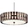Kichler Cirus 24" Wide Auburn Wood Convertible Pendant Light