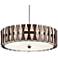 Kichler Cirus 24" Wide Auburn Wood Convertible Pendant Light