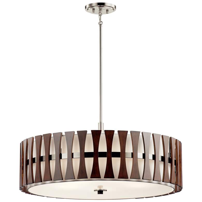 Image 1 Kichler Cirus 30 inch Wide 5-Light Modern Drum Pendant