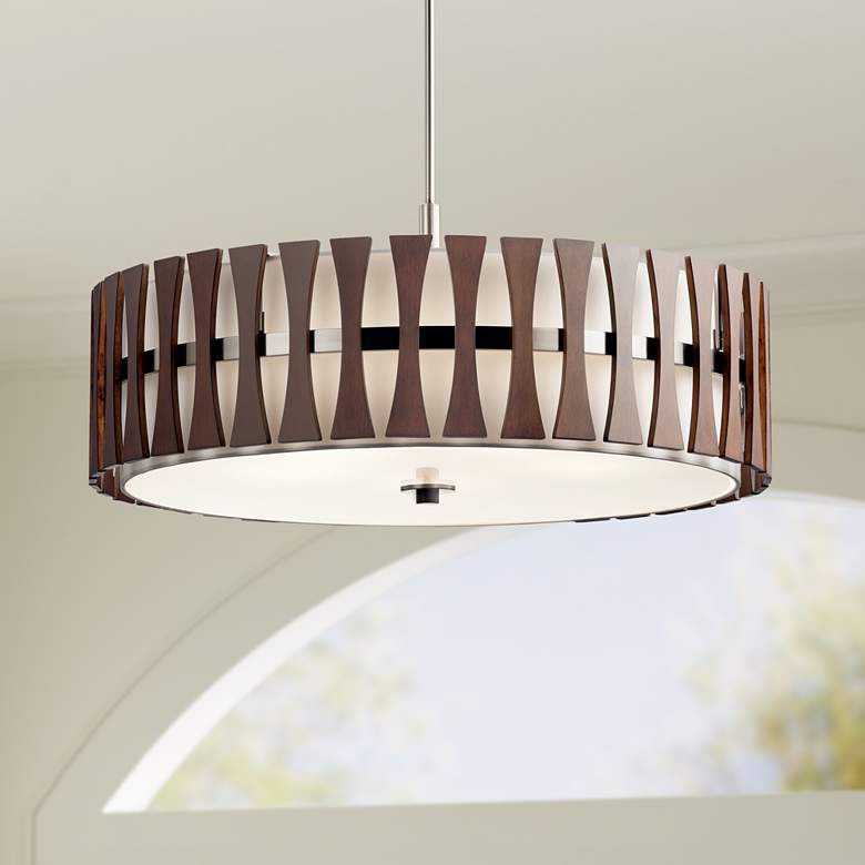 Image 1 Kichler Cirus 30" Wide 5-Light Modern Drum Pendant