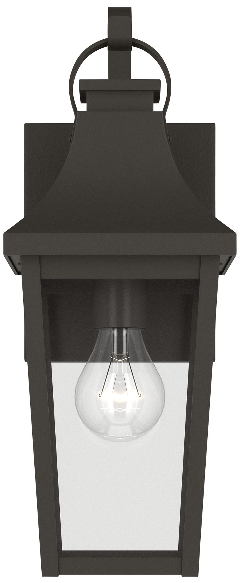 Image 5 Kichler Cleary 16" 1-Light Outdoor Wall Light Clear Glass Olde Bronze more views