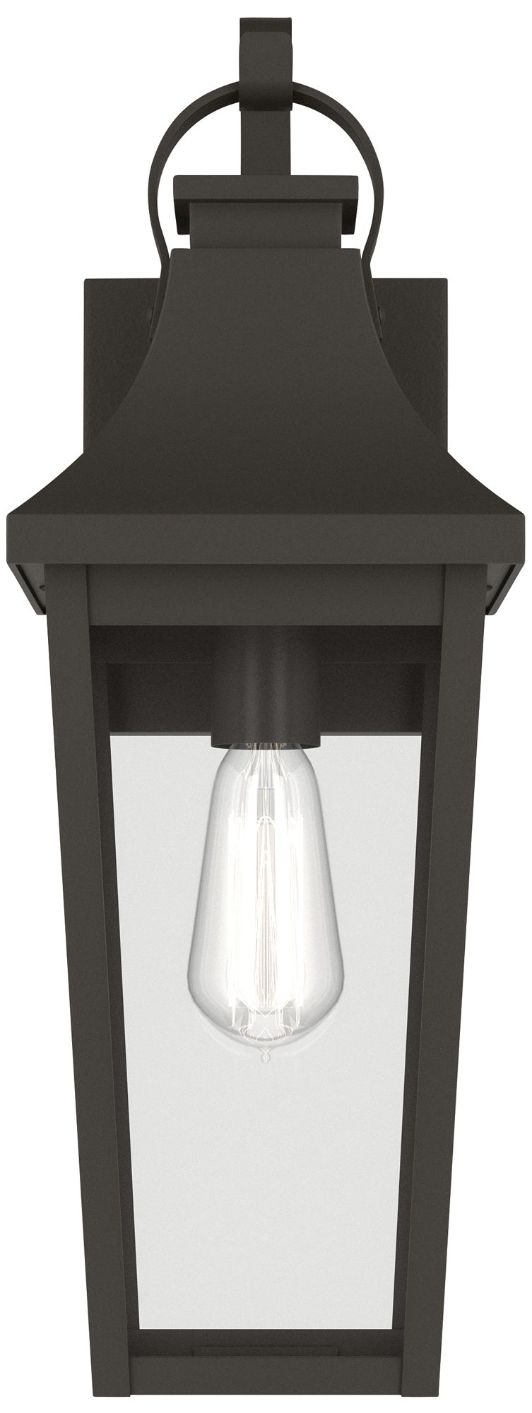 Image 3 Kichler Cleary 20" 1-Light Outdoor Wall Light Clear Glass Olde Bronze more views