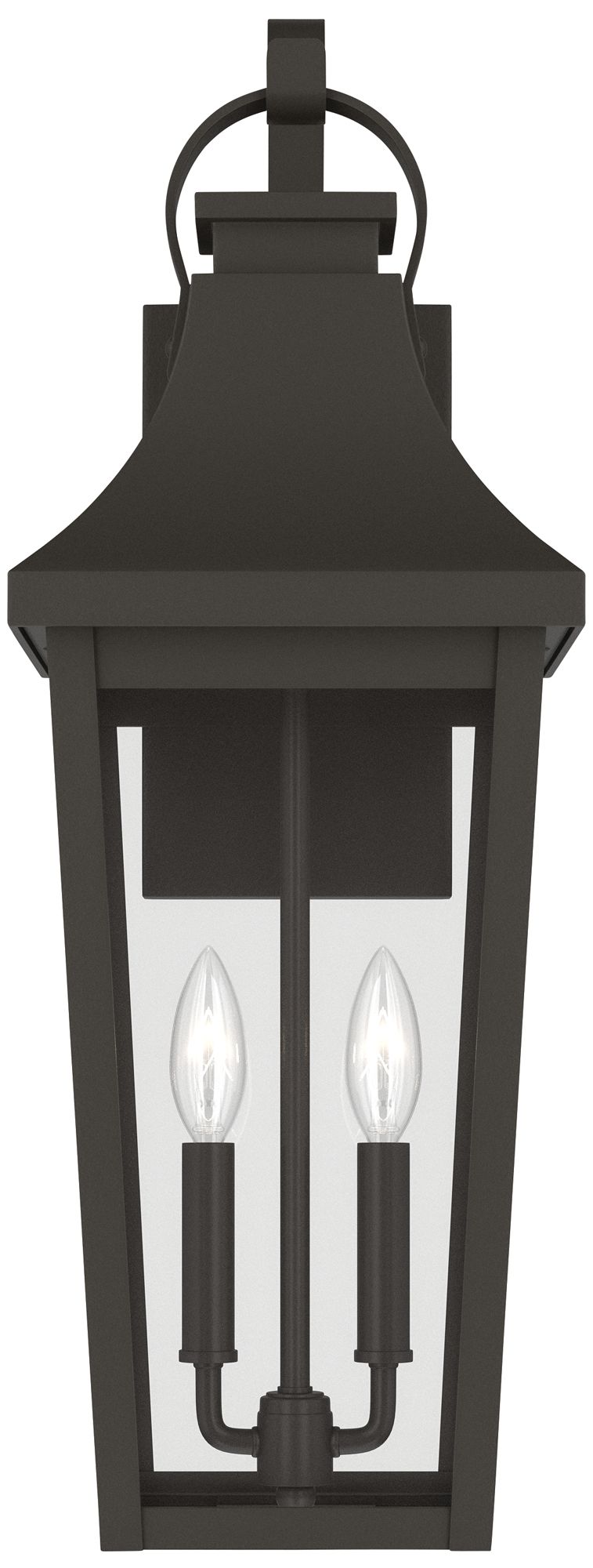 Image 5 Kichler Cleary 24" 2-Light Outdoor Wall Light Clear Glass Olde Bronze more views