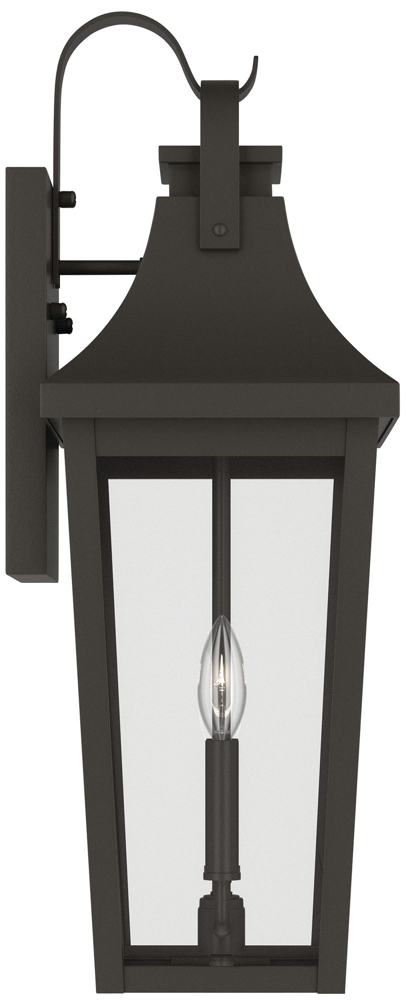 Image 6 Kichler Cleary 24" 2-Light Outdoor Wall Light Clear Glass Olde Bronze more views