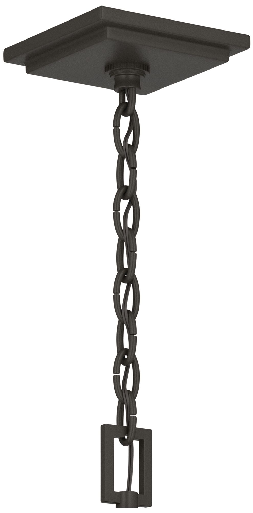 Image 6 Kichler Cleary 24.75" 2-Light Outdoor Pendant Clear Glass Olde Bronze more views