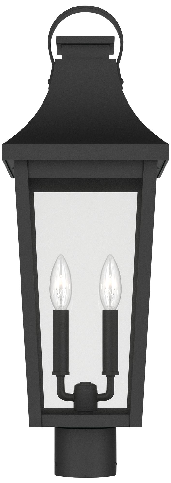 Image 5 Kichler Cleary 25.25" 2-Light Outdoor Post Light Clear Glass Textured Black more views
