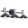 Thumbnail3 of Kichler Clyde 26 1/4" Wide Olde Bronze 3-Light Bath Light more views