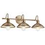 3_Kichler Clyde 26 1/4"W Champagne Bronze 3-Light Bath Light