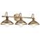 Kichler Clyde 26 1/4"W Champagne Bronze 3-Light Bath Light