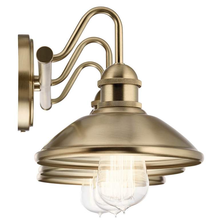Image 5 Kichler Clyde 26 1/4"W Champagne Bronze 3-Light Bath Light more views