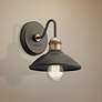 Kichler Clyde 7 1/4" Olde Bronze Industrial Barn Light Wall Sconce