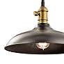 5_Kichler Cobson 12" Wide Bronze Rustic Industrial Dome Pendant Light more views
