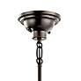 6_Kichler Cobson 12" Wide Bronze Rustic Industrial Dome Pendant Light more views