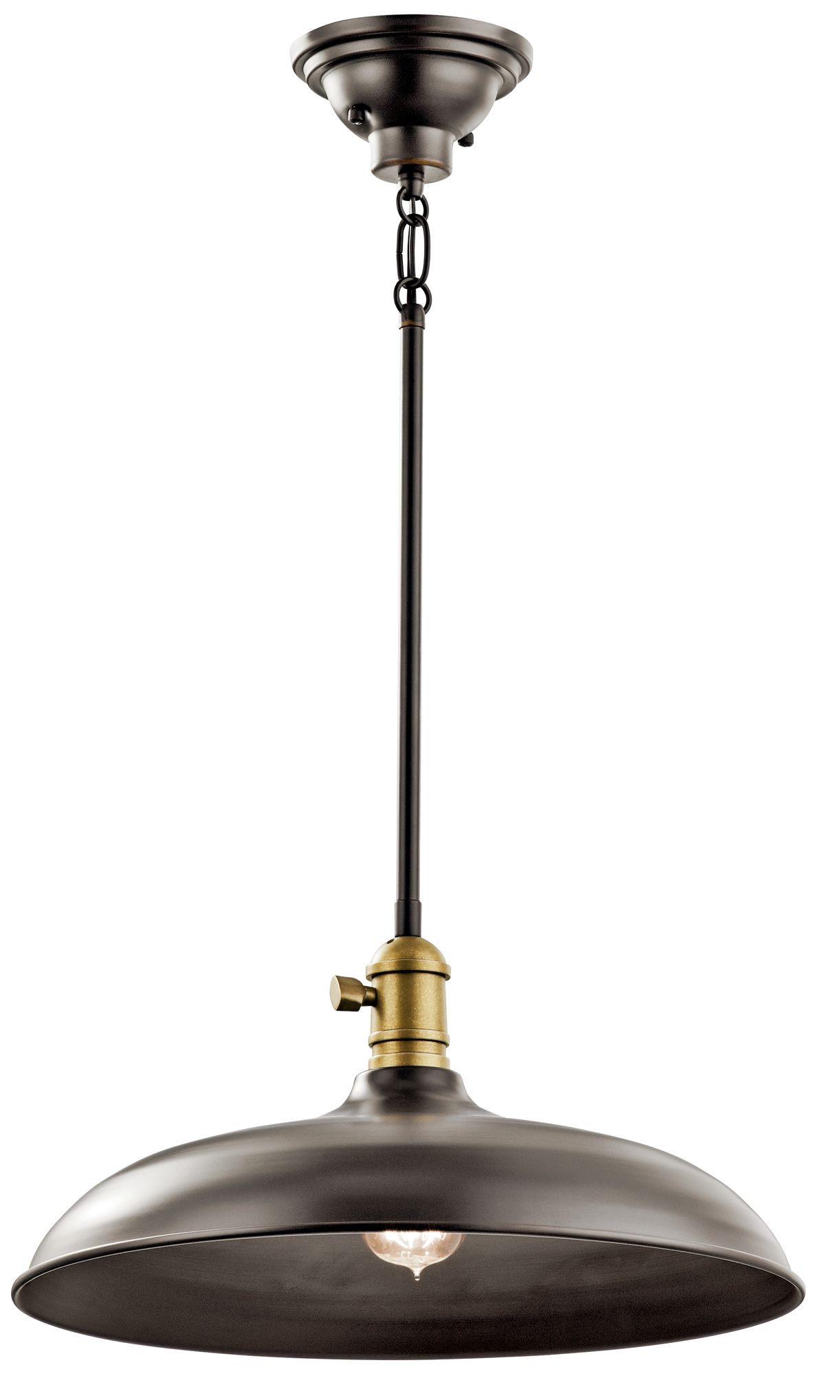 Image 2 Kichler Cobson 16" Wide Olde Bronze Pendant Light