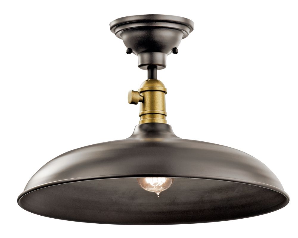 Image 3 Kichler Cobson 16" Wide Olde Bronze Pendant Light more views