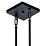 6_Kichler Colerne 46 1/2" Wide Black Auburn Wood 5-Light Island Pendant more views