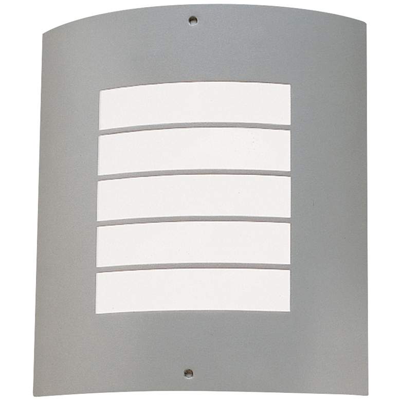 Image 3 Kichler Contemporary Brushed Nickel 10 1/2 inch Outdoor Light