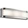 Kichler Contessa 18"W Chrome 3-Light LED Linear Bath Light