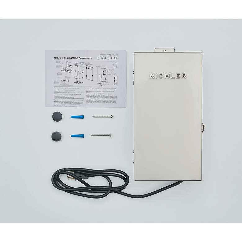 Image 3 Kichler Contractor Series 150W Stainless Steel Transformer more views