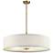 Kichler Convertible 30"W Classic Bronze Drum Pendant Light