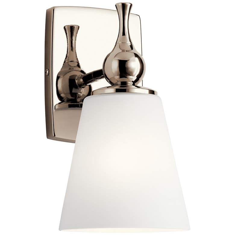 Image 2 Kichler Cosabella 10 1/2" High Polished Nickel Wall Sconce