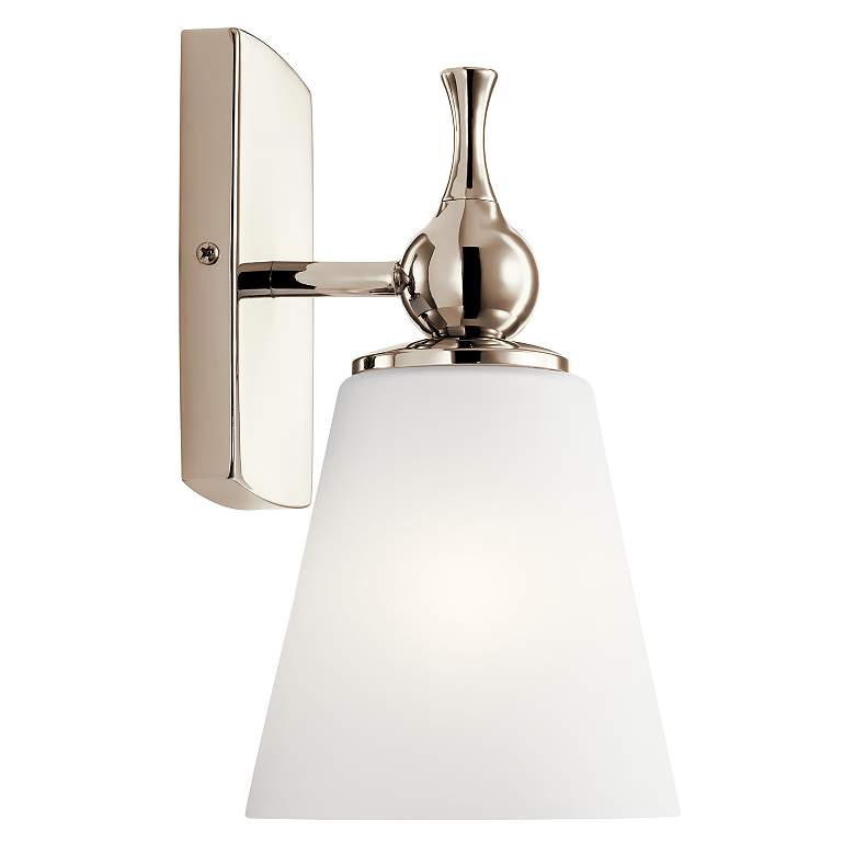 Image 3 Kichler Cosabella 10 1/2 inch High Polished Nickel Wall Sconce more views