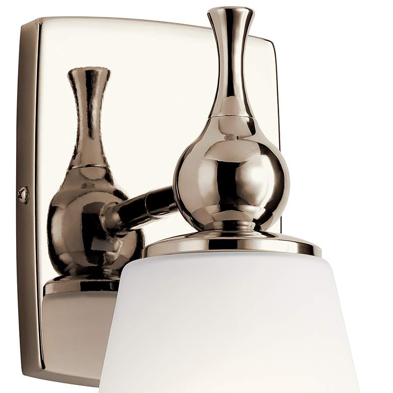 Image 4 Kichler Cosabella 10 1/2" High Polished Nickel Wall Sconce more views