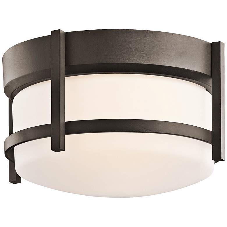 Image 1 Kichler Coturri 9 3/4" Wide Bronze Ceiling Light