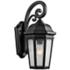 Kichler Courtyard 18" High Black Outdoor Wall Light