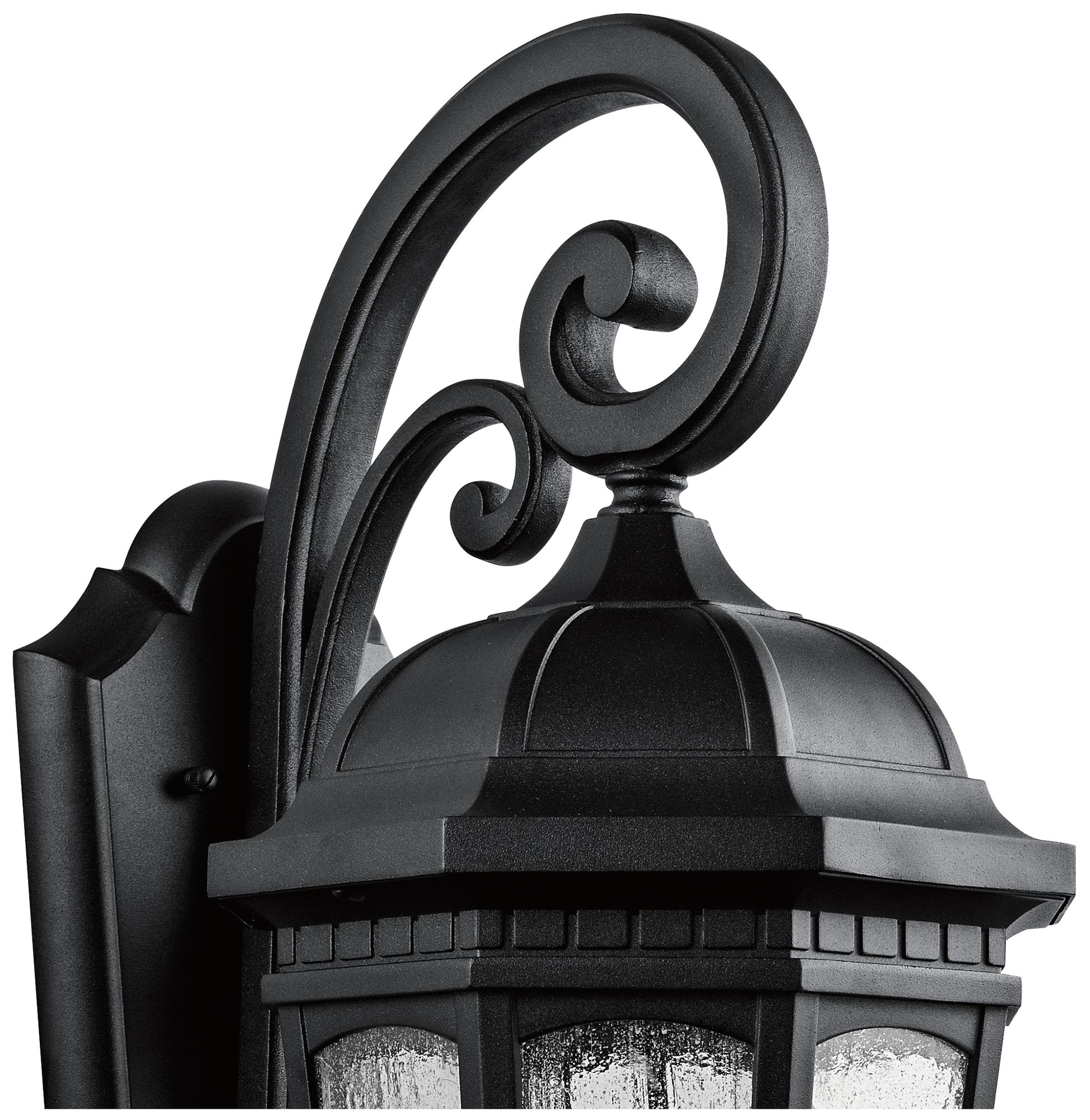 Image 5 Kichler Courtyard 22 1/4" High Black Outdoor Wall Light more views