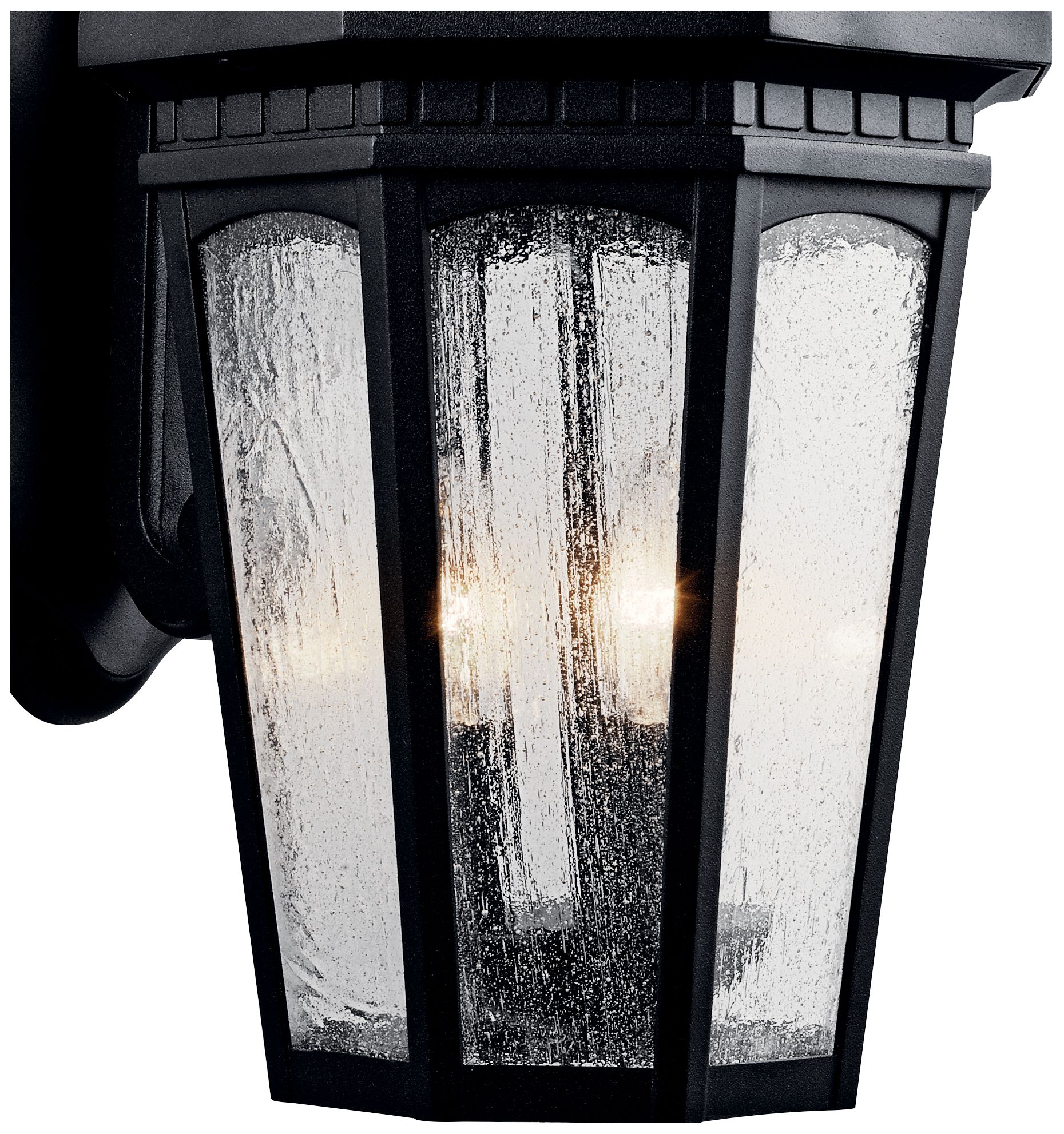 Image 6 Kichler Courtyard 22 1/4" High Black Outdoor Wall Light more views