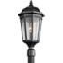 Kichler Courtyard 23 3/4" High Black Outdoor Post Light