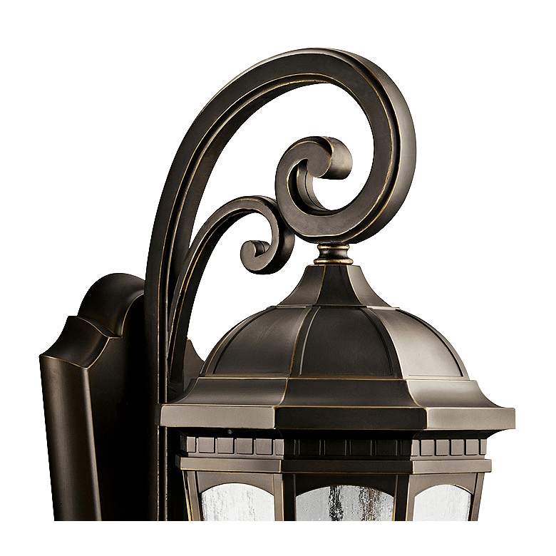 Image 3 Kichler Courtyard 26 1/2 inch High Bronze Outdoor Wall Light more views