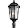 Kichler Courtyard 27" High Black Finish Traditional Outdoor Post Light