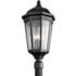 Kichler Courtyard 27" High Black Finish Traditional Outdoor Post Light