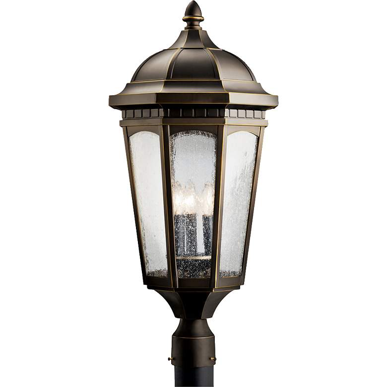 Image 1 Kichler Courtyard 27" High Bronze Outdoor Post Light