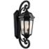 Kichler Courtyard 40 1/2" High Black Outdoor Wall Light