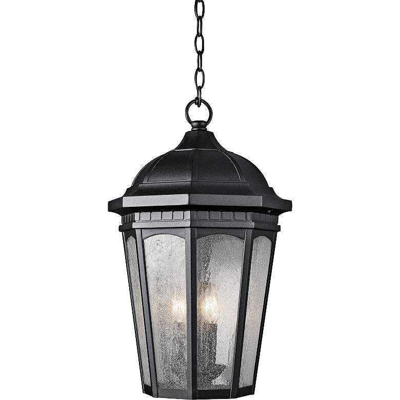Image 1 Kichler Courtyard Textured 21 1/2 inchH Outdoor Hanging Light
