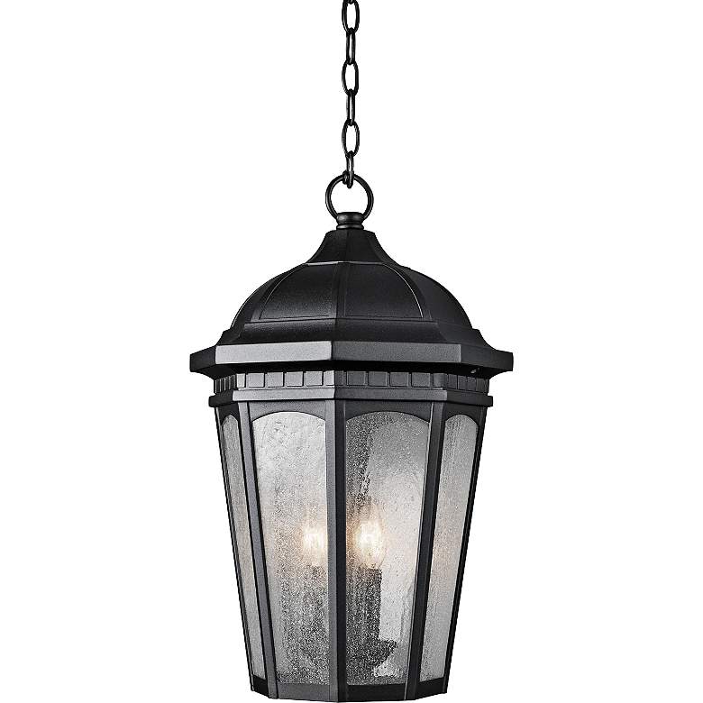 Image 1 Kichler Courtyard Textured 21 1/2"H Outdoor Hanging Light