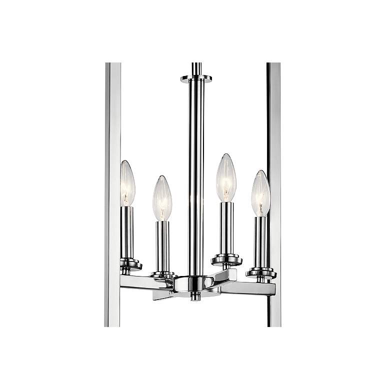 Image 3 Kichler Crosby 16 inch Wide Dual-Chrome 4-Light Foyer Pendant more views