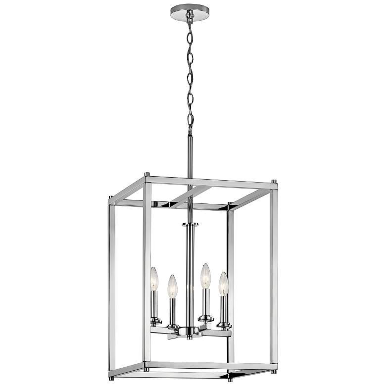 Image 5 Kichler Crosby 16" Wide Dual-Chrome 4-Light Foyer Pendant more views