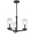 Kichler Crosby 18" Wide Black 3-Light Ceiling Light