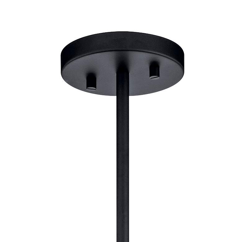 Image 6 Kichler Crosby 18" Wide Black 3-Light Ceiling Light more views