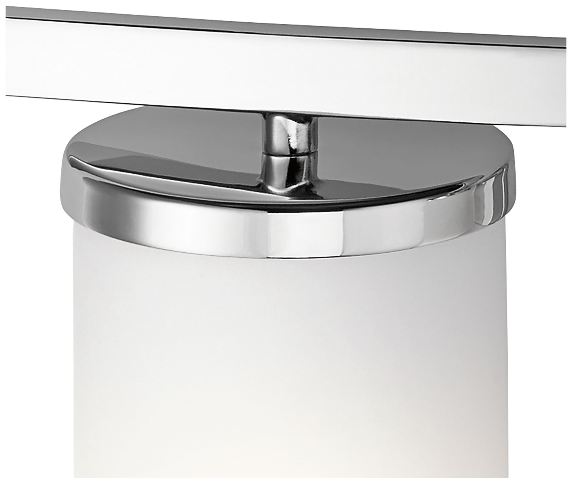 Kichler Crosby 23" Contemporary Chrome and Glass 3-Light Bath Light